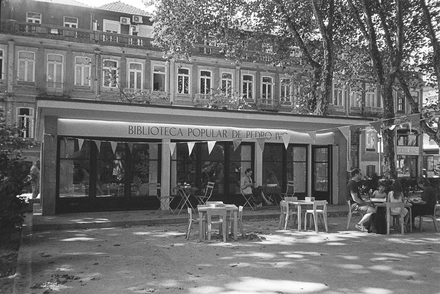 Empty square, morning