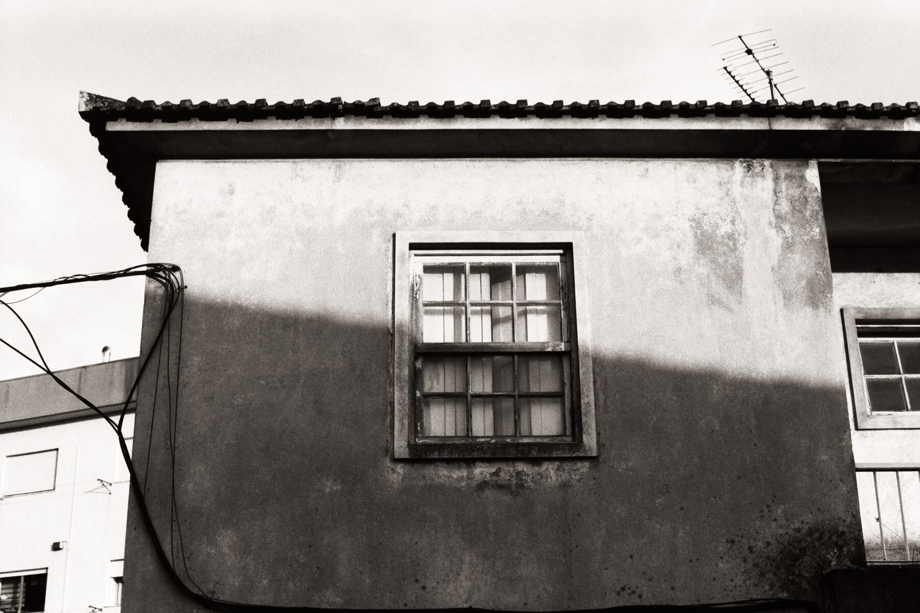 Small window, shadow